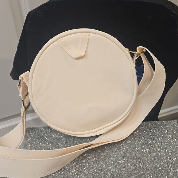 Adidas Terrace Crossbody Bag- White/Gold Metallic/White - Picture 9 of 11